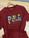 MEN2163 PRL NAKIŞLI PAMUKLU KİREMİT T-SHIRT