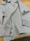MEN2173 PRL YARIM DÜĞMELİ GRİ PAMUKLU SWEAT