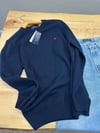 MEN2179 PRL BİSİKLET YAKA LACİVERT KAZAK