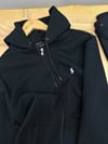 MEN2193 PRL PAMUKLU TAM FERMUARLI SİYAH HIRKA