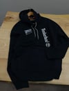 MEN2202  TMB.RLND  ÖN ARKA BASKILI KAPÜŞONLU SİYAH SWEAT