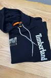 MEN2202  TMB.RLND  ÖN ARKA BASKILI KAPÜŞONLU SİYAH SWEAT