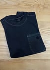 MEN2207  TMB.RLND  CEPLİ  ANTRASİT UZUN KOL T-SHIRT
