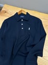 MEN2221 PRL YARIM DÜĞMELİ LACİVERT PAMUKLU SWEAT