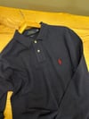 MEN2247 PRL LACİVERT UZUN KOL POLO T-SHIRT