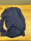 MEN2247 PRL LACİVERT UZUN KOL POLO T-SHIRT