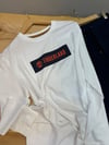 MEN2253 TMB.RLND BASKILI BEYAZ UZUN KOL T-SHIRT