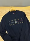 MEN2256 TM ÖZEL SERİ NAKIŞLI LACİVERT UZUN KOL T-SHIRT