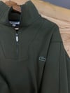MEN2259 LCT YARIM FERMUARLI LOOSE FİT HAKİ SWEAT