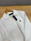 MEN2266 PRL YARIM DÜĞMELİ BEYAZ PAMUKLU SWEAT