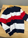 MEN2269 PRL RENK ŞERİTLİ PAMUKLU SWEAT