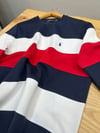 MEN2269 PRL RENK ŞERİTLİ PAMUKLU SWEAT