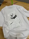 MEN2277 L.BNJ ÖN/ARKA BASKILI BEYAZ T-SHIRT