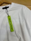 MEN2277 L.BNJ ÖN/ARKA BASKILI BEYAZ T-SHIRT