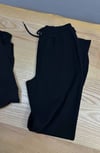 MEN2287 F.S DOKULU SİYAH JOGGER