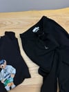 MEN2287 F.S DOKULU SİYAH JOGGER