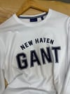 MEN2294 GNT BASKILI UZUN KOL BEYAZ T-SHIRT