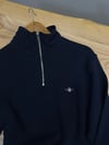 MEN2308 GNT YARIM FERMUARLI LACİVERT SWEAT