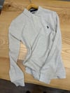 MEN2313 PRL UZUN KOL GRİ POLO T-SHIRT