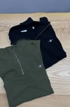 MEN2324 GNT YARIM FERMUARLI DOKULU SWEAT