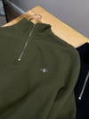 MEN2324 GNT YARIM FERMUARLI DOKULU SWEAT