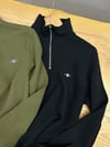 MEN2324 GNT YARIM FERMUARLI DOKULU SWEAT