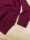 MEN2329 B.S YARIM FERMUARLI BORDO TRİKO KAZAK