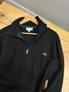 MEN2331 LCT YARIM FERMUARLI LOOSE FİT SİYAH SWEAT