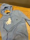 MEN2359 LCT KAPÜŞONLU MAVİ SWEAT