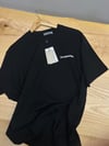 MEN2368  L.BNJ ÖN/ARKA BASKILI SİYAH T-SHIRT
