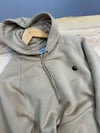 MEN2372 C.HRT NAKIŞLI SÜTLÜ KAHVE KAPÜŞONLU SWEAT