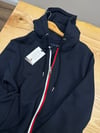 MEN2377 TM TAM FERMUARLI KAPÜŞONLU LACİVERT HIRKA