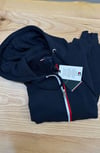 MEN2377 TM TAM FERMUARLI KAPÜŞONLU LACİVERT HIRKA