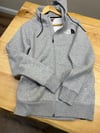 MEN2379 N.F TAM FERMUARLI KAPÜŞONLU GRİ HIRKA