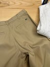 MEN2385 LCT PİLELİ STRAIGHT FİT CAMEL PANTOLON