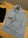 MEN2387 PRL BÜYÜK LOGOLU KAPÜŞONLU MAVİ SWEAT