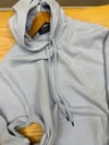 MEN2387 PRL BÜYÜK LOGOLU KAPÜŞONLU MAVİ SWEAT