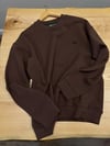 MEN2397 LCT LOOSE FİT TONTATON NAKIŞLI KAHVERENGİ MODAL SWEAT
