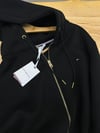 MEN2398 TM SİYAH KAPÜŞONLU TAM FERMUARLI HIRKA