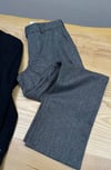 MEN2401 LCT YÜN DOKULU KIRÇILLI GRİ PANTOLON