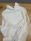 MEN2402 PRL BÜYÜK LOGOLU KAPÜŞONLU KREM SWEAT