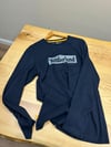 MEN2413 TMB.RLND BASKILI LACİVERT UZUN KOL T-SHIRT