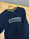 MEN2413 TMB.RLND BASKILI LACİVERT UZUN KOL T-SHIRT