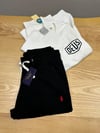 MEN2426 PRL KIRMIZI NAKIŞLI SİYAH JOGGER