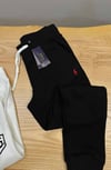 MEN2426 PRL KIRMIZI NAKIŞLI SİYAH JOGGER