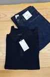 MEN2427 J.LS YARIM FERMUARLI LACİVERT TRİKO KAZAK