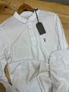 MEN2440 ALL S. POLO YAKA BEYAZ İNCE MERSERİZE TRİKO
