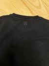O031 TAŞLI SİYAH SWEATSHIRT