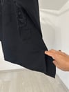 103012 İşlemeli Tunik-Siyah