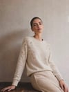 103013 İşlemeli Tunik-Bej